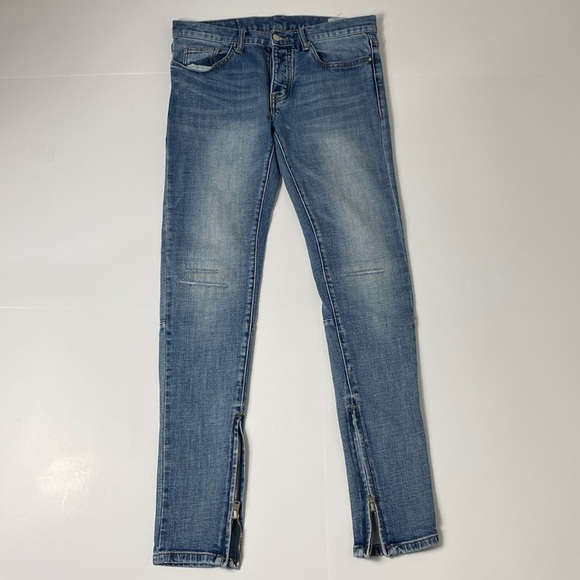 Mnml Blue Denim Skinny Jeans size 31 - Picture 4 of 11